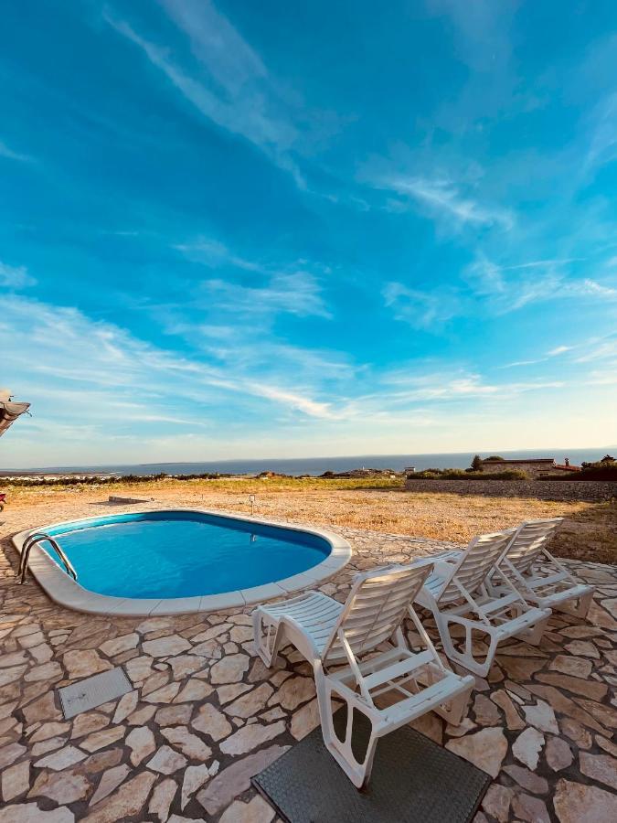 Beautiful Secluded Area Near Novalja Vacation House With Pool And Sea View Villa Lara Kültér fotó