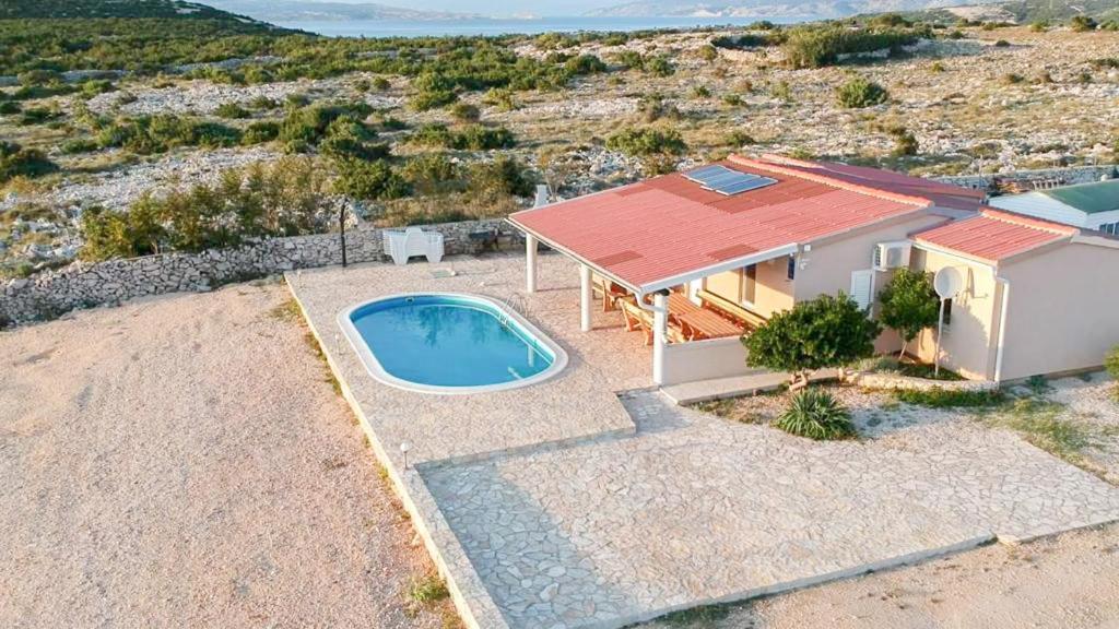 Beautiful Secluded Area Near Novalja Vacation House With Pool And Sea View Villa Lara Kültér fotó